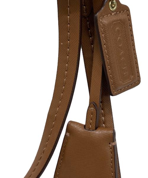COACH（コーチ）COACH (コーチ) 2WAYバッグ アイボリー×ブラウンの古着・服飾アイテム