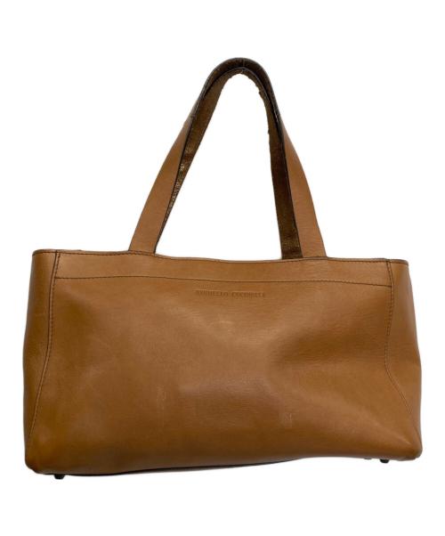 BRUNELLO CUCINELLI（ブルネロクチネリ）BRUNELLO CUCINELLI (ブルネロクチネリ) 2WAYショルダーバッグ ブラウンの古着・服飾アイテム