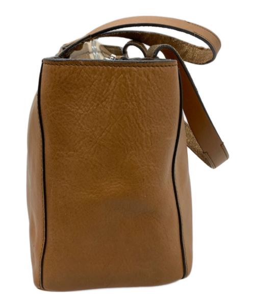 BRUNELLO CUCINELLI（ブルネロクチネリ）BRUNELLO CUCINELLI (ブルネロクチネリ) 2WAYショルダーバッグ ブラウンの古着・服飾アイテム