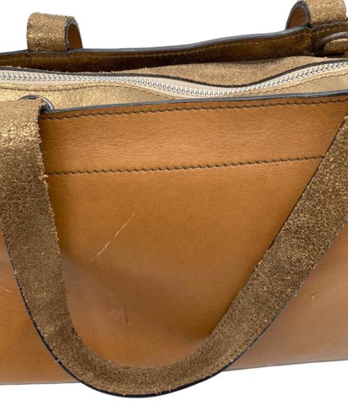 BRUNELLO CUCINELLI（ブルネロクチネリ）BRUNELLO CUCINELLI (ブルネロクチネリ) 2WAYショルダーバッグ ブラウンの古着・服飾アイテム