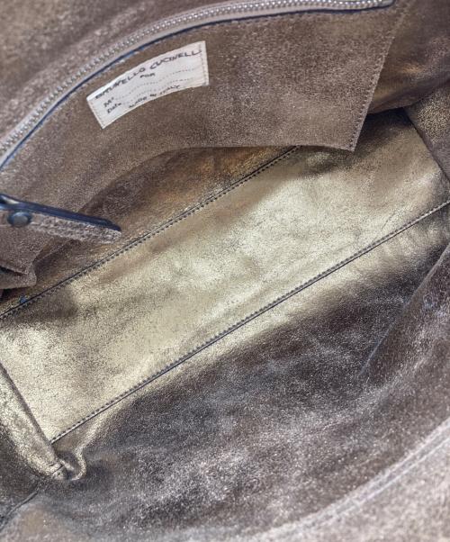 BRUNELLO CUCINELLI（ブルネロクチネリ）BRUNELLO CUCINELLI (ブルネロクチネリ) 2WAYショルダーバッグ ブラウンの古着・服飾アイテム