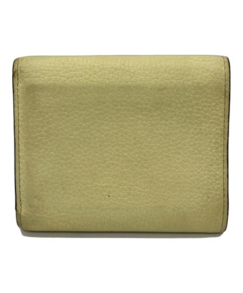 LOEWE（ロエベ）LOEWE (ロエベ) 3つ折り財布 ブラウン×イエローの古着・服飾アイテム