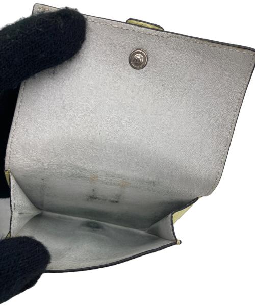 LOEWE（ロエベ）LOEWE (ロエベ) 3つ折り財布 ブラウン×イエローの古着・服飾アイテム