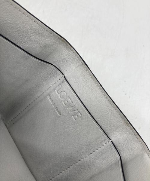 LOEWE（ロエベ）LOEWE (ロエベ) 3つ折り財布 ブラウン×イエローの古着・服飾アイテム