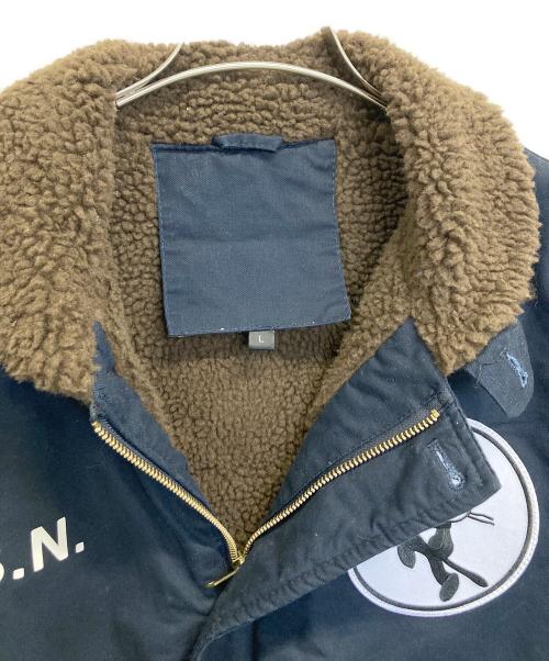 U'S NAVY（ユーエスネイビー）U'S NAVY (ユーエスネイビー) デッキジャケット ネイビー サイズ:Lの古着・服飾アイテム