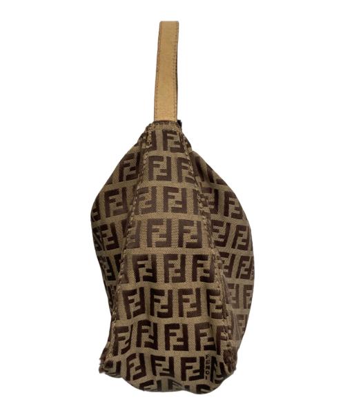 FENDI（フェンディ）FENDI (フェンディ) ハンドバッグ ブラウン×ベージュの古着・服飾アイテム