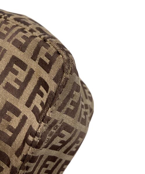 FENDI（フェンディ）FENDI (フェンディ) ハンドバッグ ブラウン×ベージュの古着・服飾アイテム