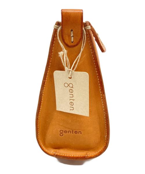 genten（ゲンテン）genten (ゲンテン) ポーチ ブラウン 未使用品の古着・服飾アイテム