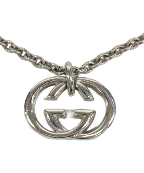 GUCCI（グッチ）GUCCI (グッチ) インターロッキングGネックレス シルバーの古着・服飾アイテム