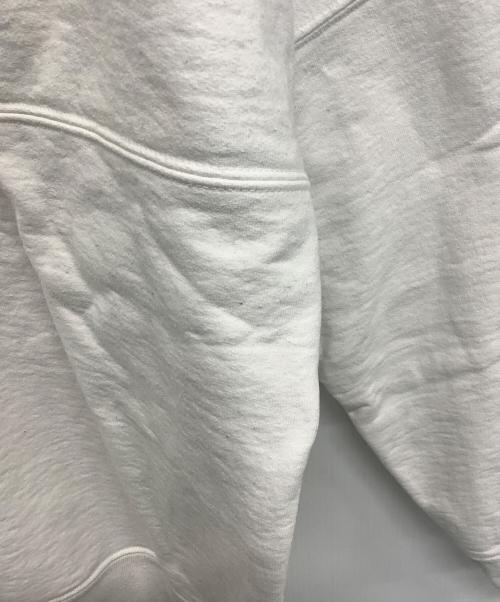 SUPREME（シュプリーム）SUPREME (シュプリーム) banner Pullover Big Logo Hoodie ホワイト×レッド サイズ:Lの古着・服飾アイテム