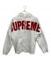 SUPREME（シュプリーム）の古着「banner Pullover Big Logo Hoodie」｜ホワイト×レッド