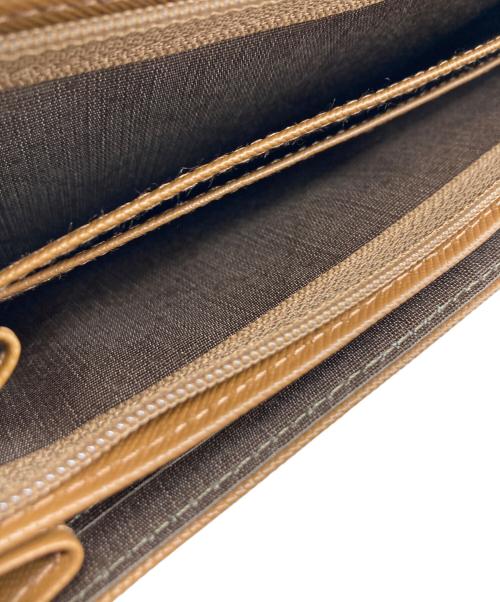 Pinky & Dianne（ピンキーアンドダイアン）Pinky & Dianne (ピンキーアンドダイアン) 長財布 ホワイト×ブラウン 未使用品の古着・服飾アイテム