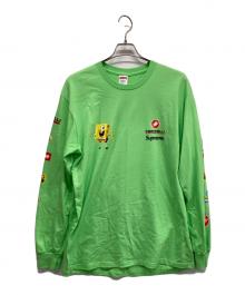 SUPREME×SPONGEBOB（シュプリーム×スポンジボブ）の古着「長袖カットソー」｜グリーン