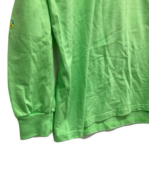 SUPREME（シュプリーム）SUPREME (シュプリーム) SPONGEBOB (スポンジボブ) 長袖カットソー グリーン サイズ:Lの古着・服飾アイテム