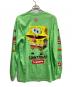 SUPREME (シュプリーム) SPONGEBOB (スポンジボブ) 長袖カットソー グリーン サイズ:L：12000円