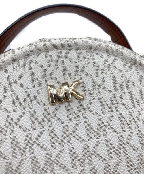 MICHAEL KORS（マイケル・コース）MICHAEL KORS (マイケル・コース) ショルダーバッグ ブラウン×ホワイトの古着・服飾アイテム