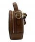 中古・古着 MICHAEL KORS (マイケル・コース) ショルダーバッグ ブラウン×ホワイト：9000円