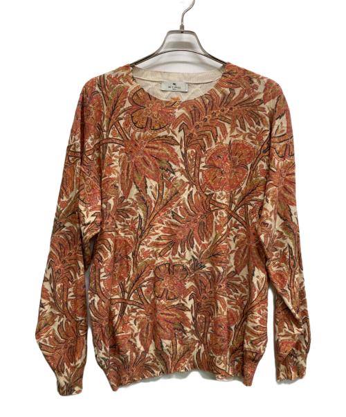 ETRO（エトロ）ETRO (エトロ) 薄手ニット ブラウン サイズ:XLの古着・服飾アイテム