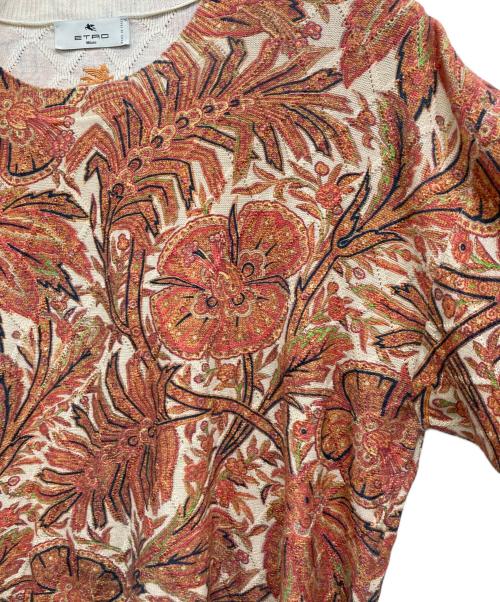 ETRO（エトロ）ETRO (エトロ) 薄手ニット ブラウン サイズ:XLの古着・服飾アイテム