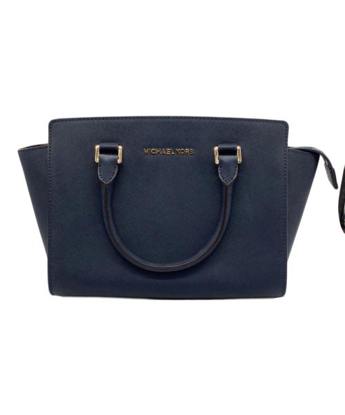 MICHAEL KORS（マイケル・コース）MICHAEL KORS (マイケル・コース) トートバッグ ネイビーの古着・服飾アイテム