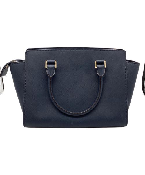 MICHAEL KORS（マイケル・コース）MICHAEL KORS (マイケル・コース) トートバッグ ネイビーの古着・服飾アイテム