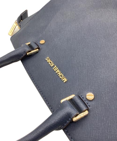 MICHAEL KORS（マイケル・コース）MICHAEL KORS (マイケル・コース) トートバッグ ネイビーの古着・服飾アイテム