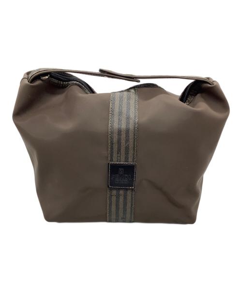 FENDI（フェンディ）FENDI (フェンディ) ハンドバッグ ブラウンの古着・服飾アイテム