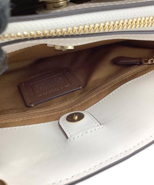 COACH（コーチ）COACH (コーチ) 2WAYバッグ ベージュ×アイボリーの古着・服飾アイテム