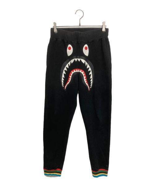 A BATHING APE（ア ベイシング エイプ）A BATHING APE (ア ベイシング エイプ) スウェットパンツ ブラック サイズ:	SIZE Mの古着・服飾アイテム