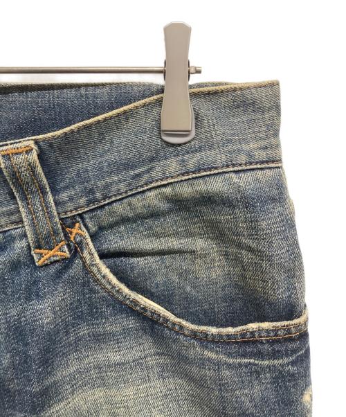 DOLCE & GABBANA（ドルチェ＆ガッバーナ）DOLCE & GABBANA (ドルチェ＆ガッバーナ) ダメージ加工デニムパンツ インディゴブルー サイズ:SIZE 48の古着・服飾アイテム