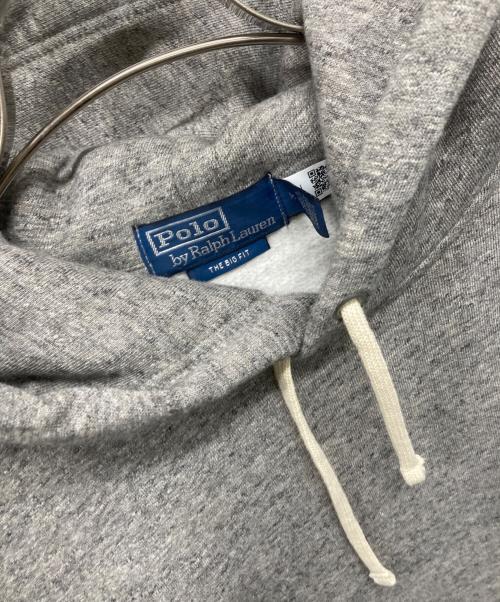 POLO RALPH LAUREN（ポロ・ラルフローレン）POLO RALPH LAUREN (ポロ・ラルフローレン) プルオーバーパーカー グレー サイズ:SIZE Mの古着・服飾アイテム