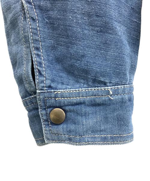 DIESEL（ディーゼル）DIESEL (ディーゼル) 長袖シャツ インディゴ サイズ:Lの古着・服飾アイテム