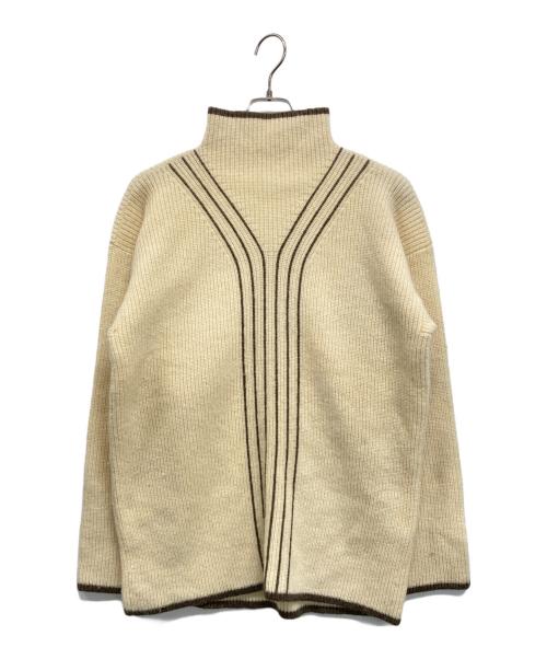 MIYAKE DESIGN STUDIO（ミヤケ デザイン スタジオ）MIYAKE DESIGN STUDIO (ミヤケ デザイン スタジオ) 厚手ニット グレー×アイボリー サイズ:不明の古着・服飾アイテム