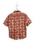EVISU (エヴィス) 半袖シャツ ベージュ×レッド サイズ:L：5000円