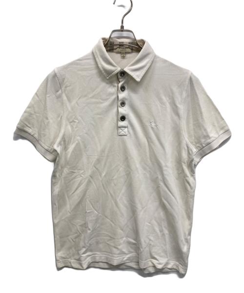 BURBERRY LONDON（バーバリーロンドン）BURBERRY LONDON (バーバリーロンドン) ポロシャツ ホワイト サイズ:Mの古着・服飾アイテム