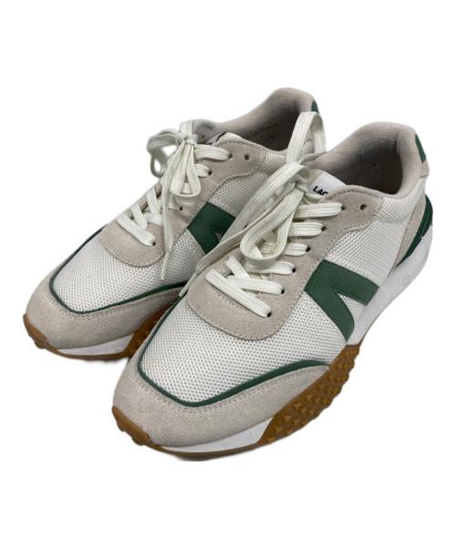 LACOSTE（ラコステ）LACOSTE (ラコステ) スニーカー ホワイト×グリーン サイズ:27の古着・服飾アイテム