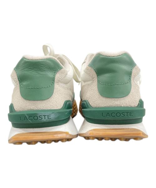 LACOSTE（ラコステ）LACOSTE (ラコステ) スニーカー ホワイト×グリーン サイズ:27の古着・服飾アイテム
