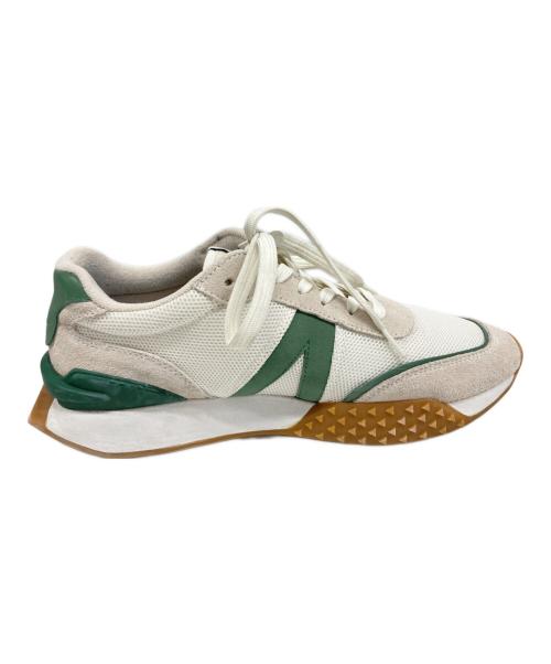 LACOSTE（ラコステ）LACOSTE (ラコステ) スニーカー ホワイト×グリーン サイズ:27の古着・服飾アイテム