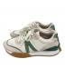 LACOSTE (ラコステ) スニーカー ホワイト×グリーン サイズ:27：5000円