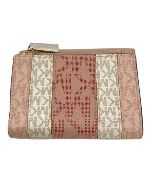 MICHAEL KORS（マイケル・コース）MICHAEL KORS (マイケル・コース) 3つ折り財布 ソフトピンクの古着・服飾アイテム
