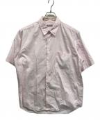 COMME des GARCONS HOMMEコムデギャルソン オム）の古着「半袖シャツ」｜ピンク