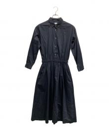 URBAN RESEARCH DOORS（アーバンリサーチドアーズ）の古着「長袖ワンピース」｜ネイビー