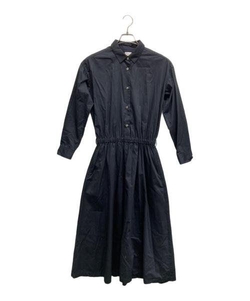 URBAN RESEARCH DOORS（アーバンリサーチドアーズ）URBAN RESEARCH DOORS (アーバンリサーチドアーズ) 長袖ワンピース ネイビー サイズ:SIZE 1の古着・服飾アイテム