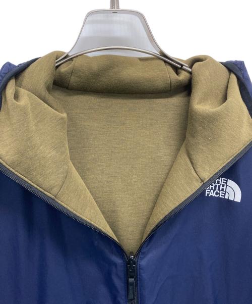 THE NORTH FACE（ザ ノース フェイス）THE NORTH FACE (ザ ノース フェイス) リバーシブルテックエアフーディ ネイビー×オリーブ サイズ:Mの古着・服飾アイテム
