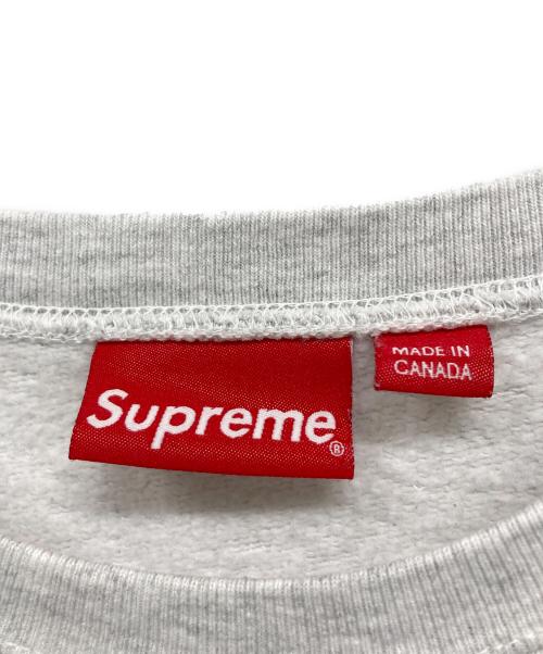 SUPREME（シュプリーム）SUPREME (シュプリーム) クルーネックスウェット ブラック×ホワイト サイズ:SIZE Sの古着・服飾アイテム