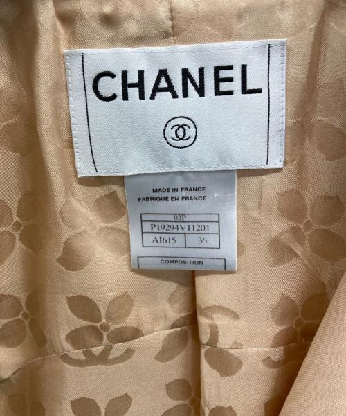 CHANEL（シャネル）CHANEL (シャネル) テーラードジャケット ピンク サイズ:36の古着・服飾アイテム