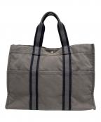 HERMESエルメス）の古着「トートバッグ」｜グレー