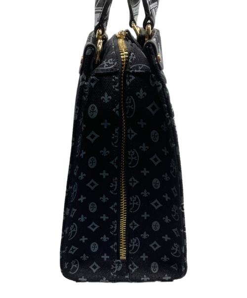 CASTELBAJAC（カステルバジャック）CASTELBAJAC (カステルバジャック) 2WAYバッグ ブラック×ホワイトの古着・服飾アイテム