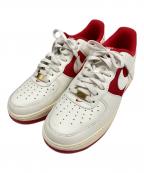 NIKEナイキ）の古着「ローカットスニーカー」｜ホワイト×レッド