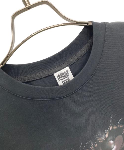 NASTY DOG（ナスティー ドッグ）NASTY DOG (ナスティー ドッグ) 半袖デニムシャツ ブラック サイズ:1の古着・服飾アイテム